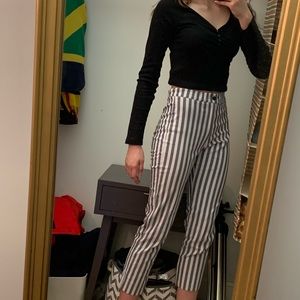 BRANDY MELVILLE STRIPED TIDLEN PANTS